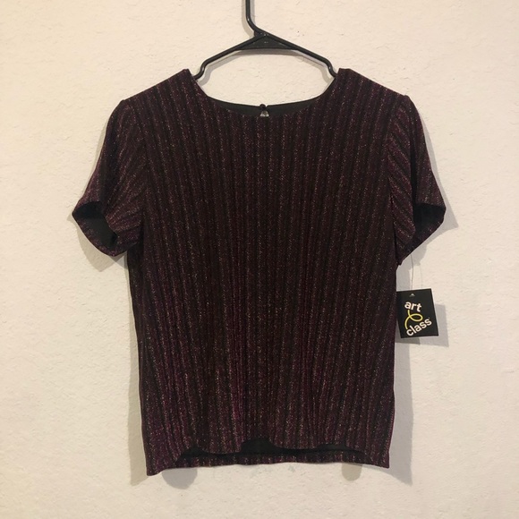 art class Other - Art Class Girls Glitter Stripe Top